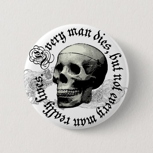 JEDER MANN STIRBT BUTTON (Vorderseite)