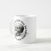 JEDER MANN STIRBT KAFFEETASSE (Vorderseite Links)