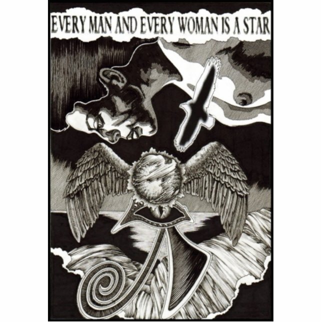 Jeder Mann und jede Frauen-Foto-Skulptur Freistehende Fotoskulptur (Vorne)