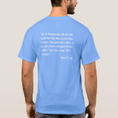 Jeder Mann und jeder König T - Shirt (Rückseite)
