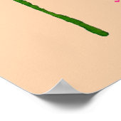 Jeder Mensch ist ein künstlerisch inspirierendes Z Poster (Ecke)