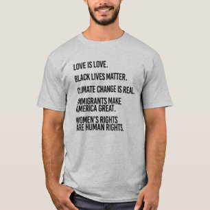Jeder Mensch verdient Menschenrechte T-Shirt