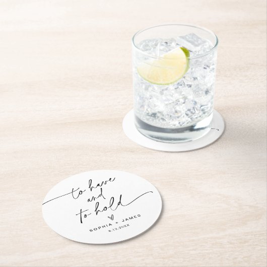 JEDER Minimalistische Hochzeitstag Untersetzer (Vor Ort)