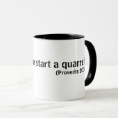 Jeder möglicher Dummkopf kann einen Streit Tasse (VorderseiteRechts)