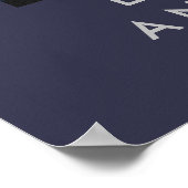 Jeder Moment ein neues Beginnposter Poster (Ecke)