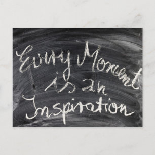 Jeder Moment ist eine Inspiration! Postkarte