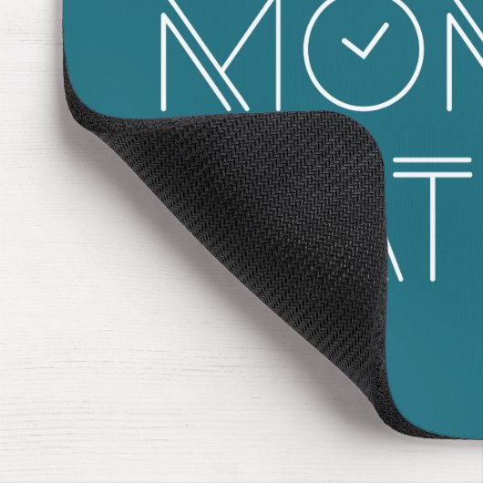 Jeder Moment ist Typografie | Mousepad von (Ecke)
