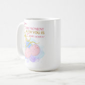 JEDER MOMENT MIT UNS IST CHERRY DELICIUS KAFFEETASSE (Vorderseite Links)