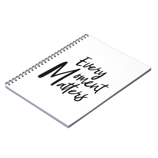 Jeder Moment zählt Notizblock (Linke Seite)
