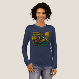Jeder Morgen Erster Schritt - T-Shirt Tri-Blend Shirt
