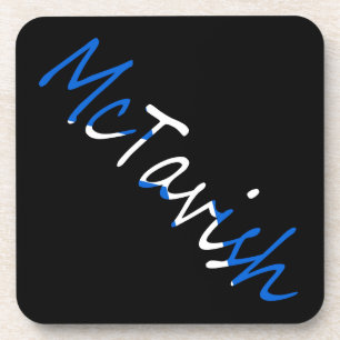 Jeder Name auf der schottischen Flagge Küstenlinie Getränkeuntersetzer