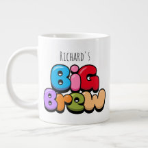 Jeder Name Big Brew Riesenkaffee Tasse