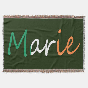 Jeder Name, der auf irischer Flagge tbcn überflüss Decke