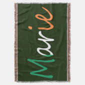 Jeder Name, der auf irischer Flagge überflüssig is Decke (Vorderseite Vertikal)