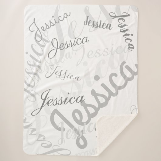 Jeder Name, der individuell auf Kreativität abgest Sherpadecke (Vorderseite)