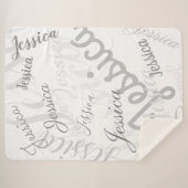 Jeder Name, der individuell auf Kreativität abgest Sherpadecke (Vorderseite (Horizontal))