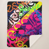 Jeder Name individuell einstellbare kreative Super Sherpadecke (Vorderseite)