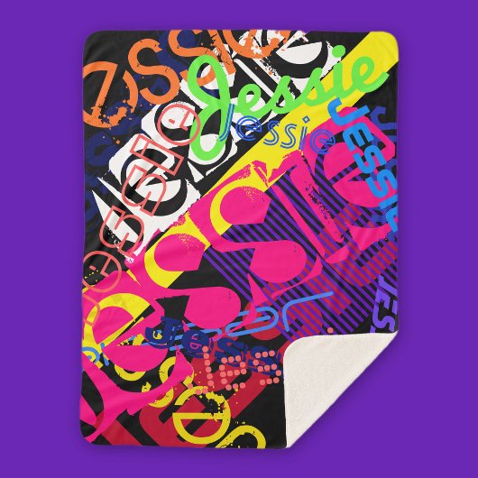 Jeder Name individuell einstellbare kreative Super Sherpadecke