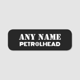 Jeder Name Personalisiert Petrolhead Namensschild