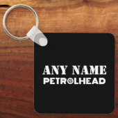 Jeder Name Personalisiert Petrolhead Schlüsselanhänger (Vorderseite)