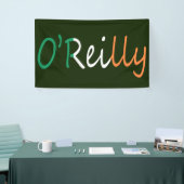 Jeder Name überlagert sich auf dem Banner für iris (Messeveranstaltung)