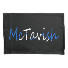 Jeder Name überlagert sich auf der schottischen Fl Kissenbezug