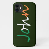 Jeder Name überlagert sich auf irischer Flagge iph Case-Mate iPhone Hülle (Rückseite)