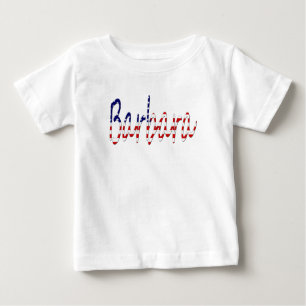 Jeder Name überlagert sich auf US-Flaggen-Symbol Baby T-shirt