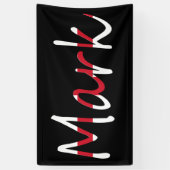 Jeder Name überlagerte sich auf der Flagge England Banner (Vertikal)