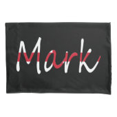 Jeder Name überlagerte sich auf England Flag-Seite Kissenbezug (Vorderseite)