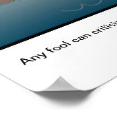 Jeder Narr kann ... Poster (Ecke)