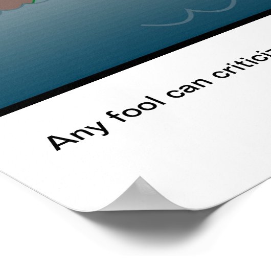 Jeder Narr kann ... Poster (Ecke)