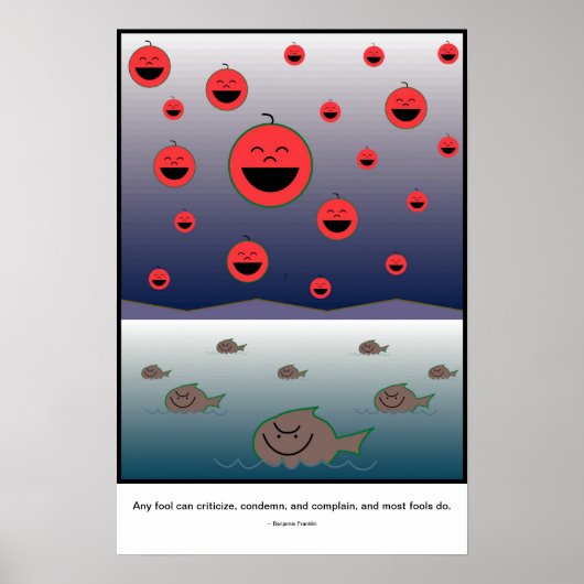 Jeder Narr kann ... Poster (Vorne)