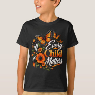 Jeder Orange Tag Kind Freundlichkeit zählt Anti Mo T-Shirt