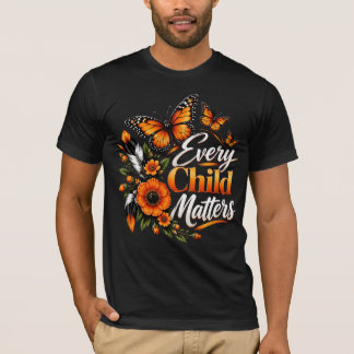 Jeder Orange Tag Kind Freundlichkeit zählt Anti Mo T-Shirt