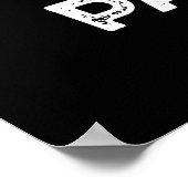 Jeder Par-T Funny Golf Pun Dark BG Poster (Ecke)