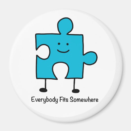 Jeder passt irgendwo hin zum Magnet (Vorne)