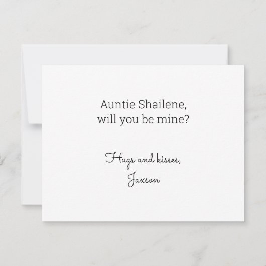 Jeder Prinz braucht eine Taufe für die Mutter Karte (Rückseite)