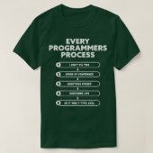 Jeder Programmierer verarbeitet lustige Geschenke  T-Shirt (Design vorne)