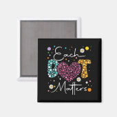 Jeder Punkt zählt Polka-Punkt-Liebhaber Frohen Pun Magnet (Vorderseite/Rückseite)
