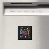 Jeder Punkt zählt Polka-Punkt-Liebhaber Frohen Pun Magnet (In Situ (Geschirrspüler))