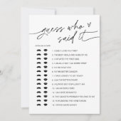 JEDER Ratgeber, der gesagt hat, es Brautparty Game Einladung (Vorderseite)