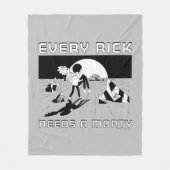 Jeder Rick braucht einen Morty Fleecedecke (Vorderseite)