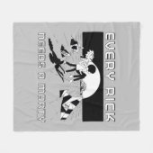 Jeder Rick braucht einen Morty Fleecedecke (Vorderseite (Horizontal))