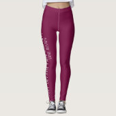 "Jeder Savage kann Jane Austen-Zitat tanzen" Leggings (Vorderseite)