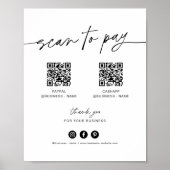 JEDER Scan zum Bezahlen des SMS-Abonnements für de Poster (Vorne)