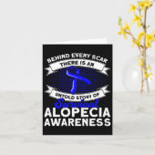 Jeder Scar Unerzählte Story Support Alopezie Bewus Karte (Gelbe Blume)