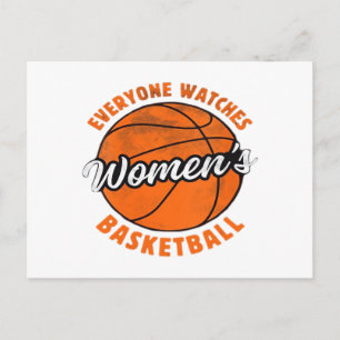 Jeder schaut die Women's Sports Classic an Feiertagspostkarte