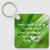 Jeder Schlag Grass Quote Magnet Schlüsselanhänger (Vorderseite)