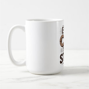 Jeder Schnitt erzählt eine Geschichte - rustikale  Kaffeetasse
